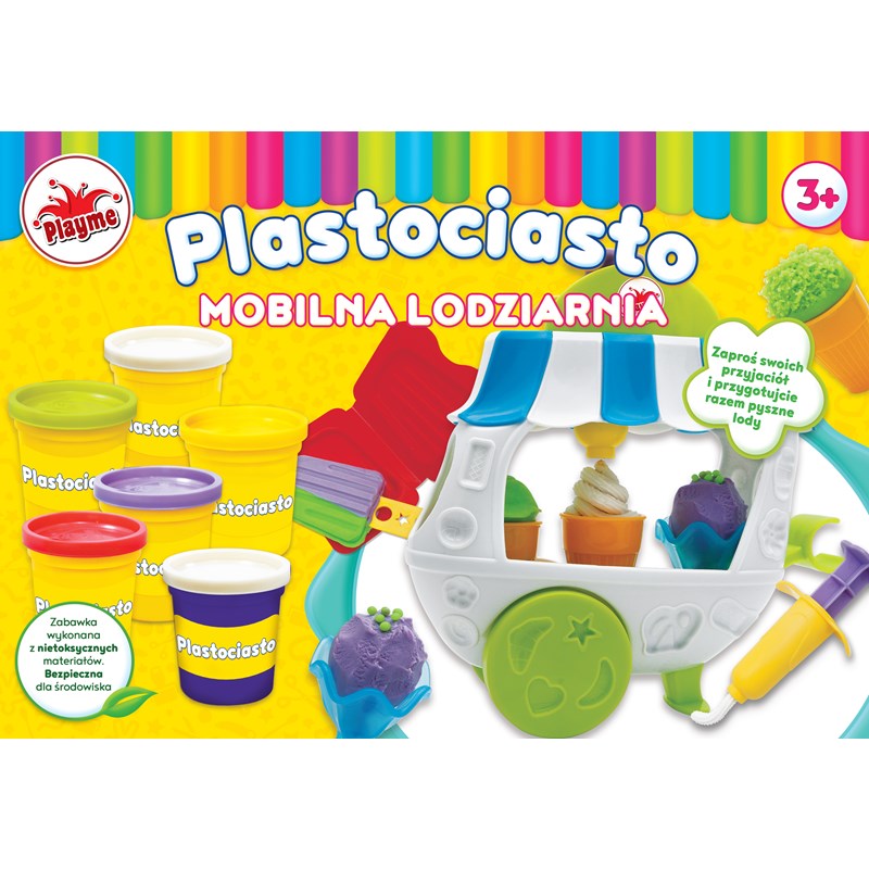 Playme liikkuva jäätelökioski -leikkisetti