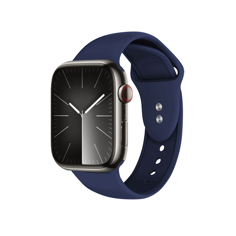 Crong Liquid strap for Apple Watch 44 / 45 / 46 / 49 mm, navy blue