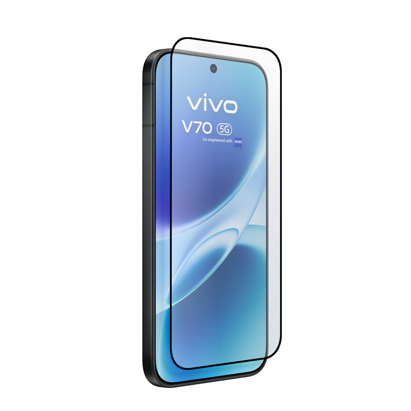 Crong 3D Armour Glass Lite full-adhesive tempered-glass screen protector for Vivo V70 5G