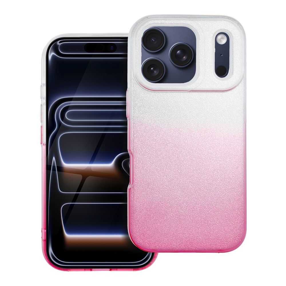 SHINING suojakuori IPHONE 17 Pro läpinäkyvä pinkki