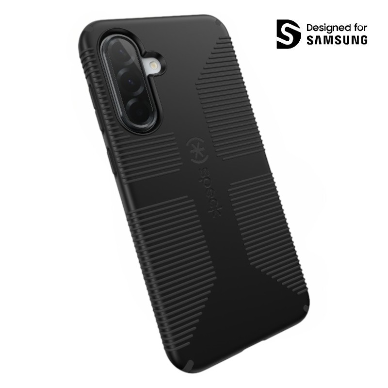 Speck ImpactHero Grip case for Samsung Galaxy A36 5G, Black/Shadow
