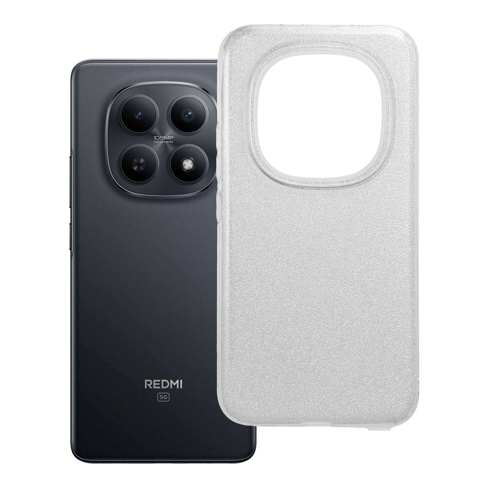 Shining Suojakuori Xiaomi Redmi Note 15 Pro Plus 5G hopeinen