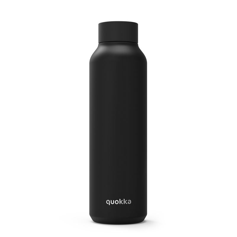 Quokka Solid ruostumattomasta teräksestä valmistettu termospullo, 630 ml, Jet Black