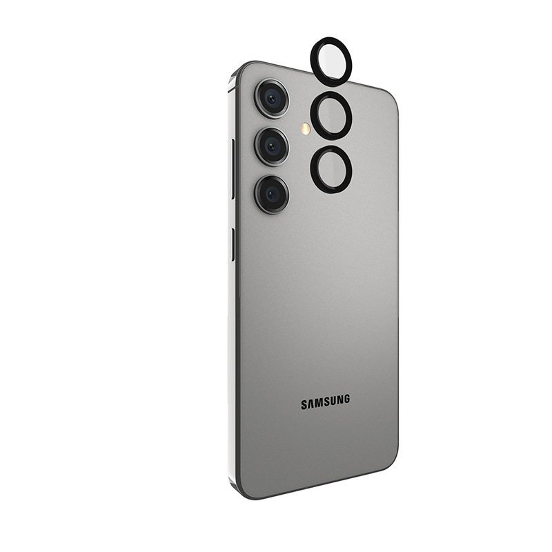 Case-Mate Aluminum Ring Lens Protector camera-lens glass for Samsung Galaxy S24, black