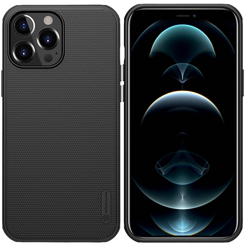Nillkin Super Frosted Shield Pro suojakuori Apple iPhone 13 Pro Max -laitteelle, musta