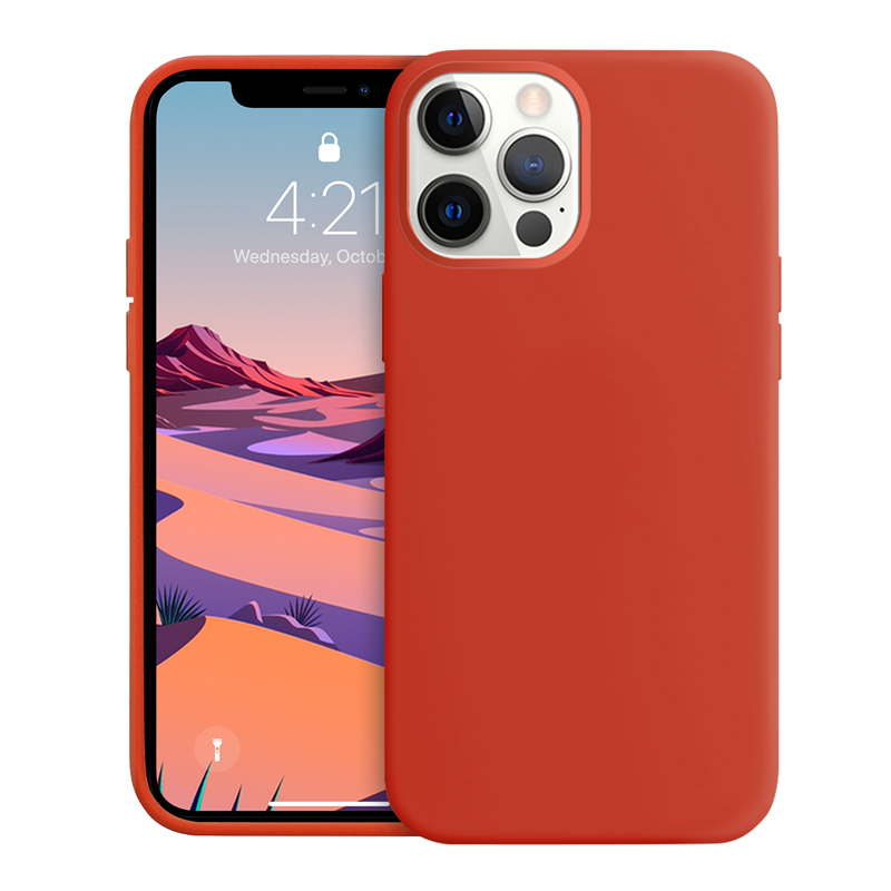 Crong Color Cover suojakuori laitteelle iPhone 12 Pro Max, punainen