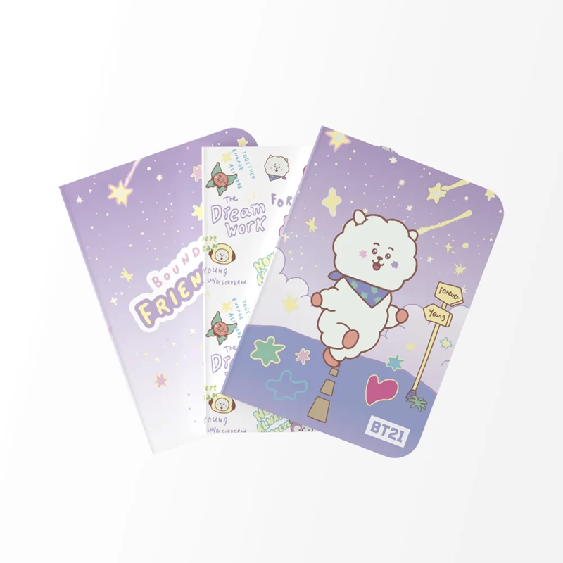 BT21 RJ A6 -muistikirjasetti, 3 kpl