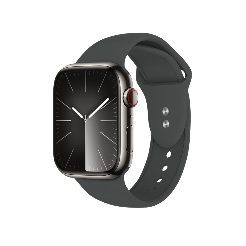 Crong Liquid strap for Apple Watch 44 / 45 / 46 / 49 mm, graphite