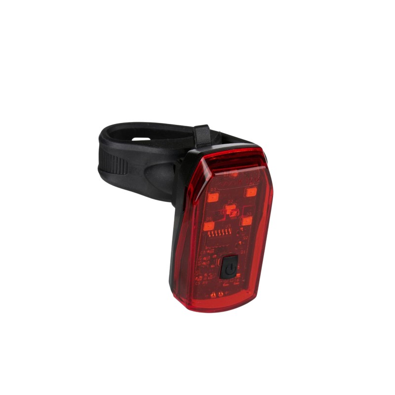 Dunlop K-Mark -polkupyörän takavalo, 5 LED-valoa ja jarruvalotoiminto
