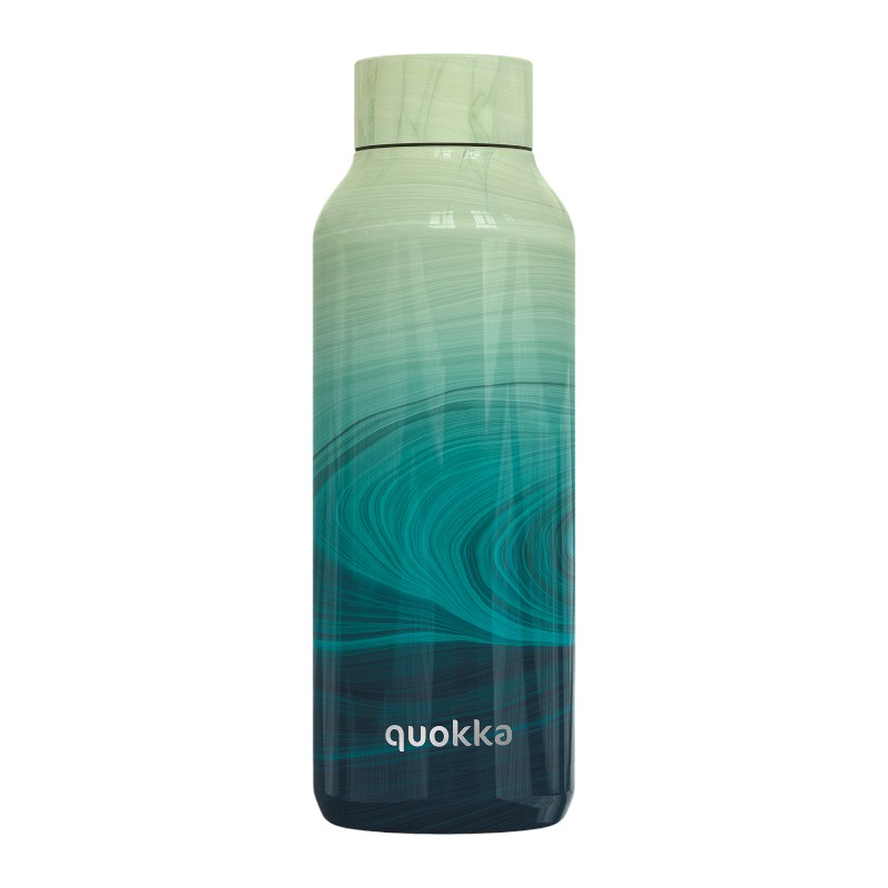 Quokka Solid ruostumattomasta teräksestä valmistettu termospullo, 510 ml, Ocean