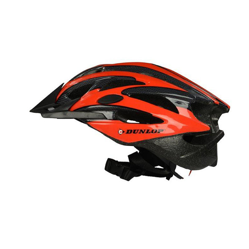 Dunlop säädettävä MTB-pyöräilykypärä, koko M, 55–58 cm, punainen / musta