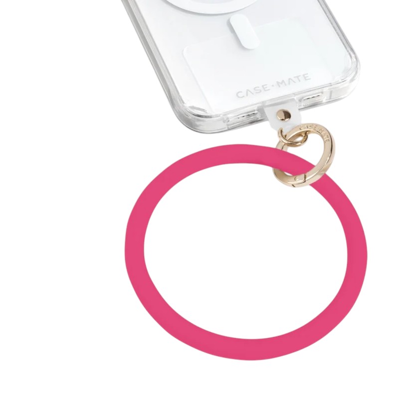 Case-Mate Phone Bangle wrist strap for smartphones, fuchsia