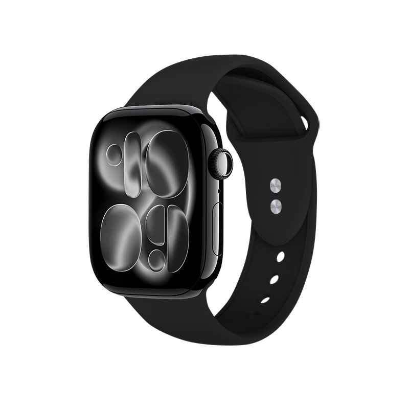 Crong Liquid Apple Watch band, 44/45/46/49 mm, black