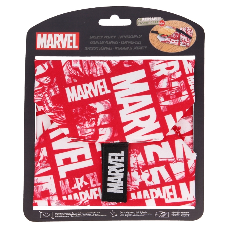 Marvel uudelleenkäytettävä eväskääre