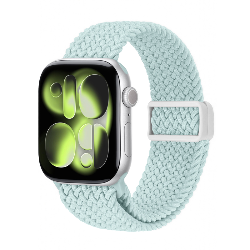 Crong Wave Band braided Apple Watch band, 44/45/46/49 mm, mint