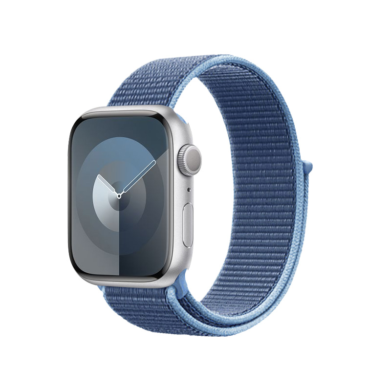 Crong Nylon Sport strap for Apple Watch 38 / 40 / 41 mm and 42 mm (Series 10 / 11), ocean blue