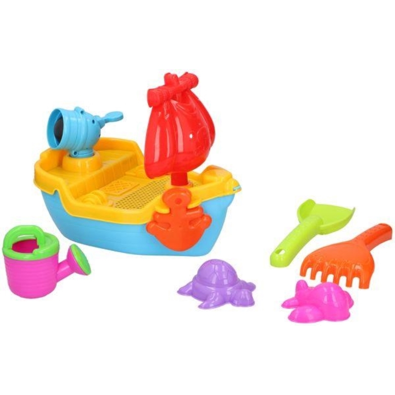 Eddy Toys Ship -hiekkalaatikkolelusarja, 10 kpl