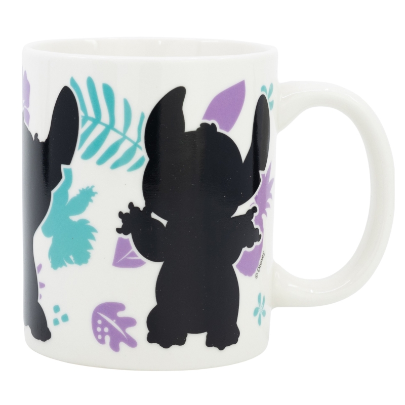 Disney Stitch & Angel -väriä vaihtava keramiikkamuki lahjapakkauksessa, 325 ml