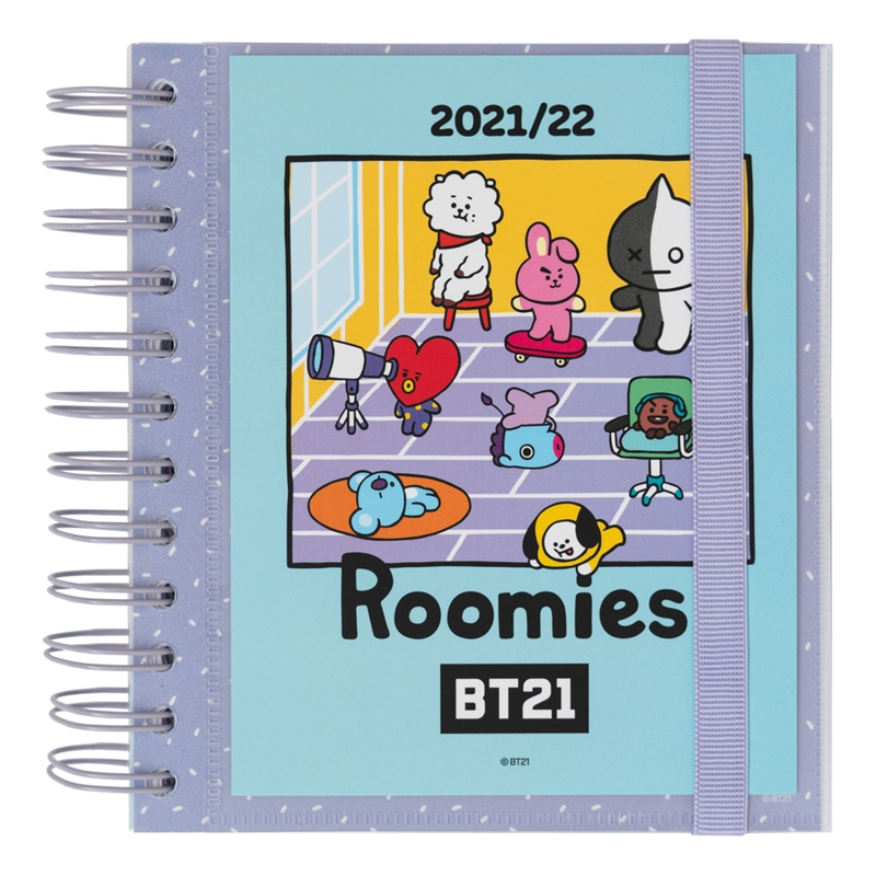 BT21-lukuvuosikalenteri 2021/2022, sininen