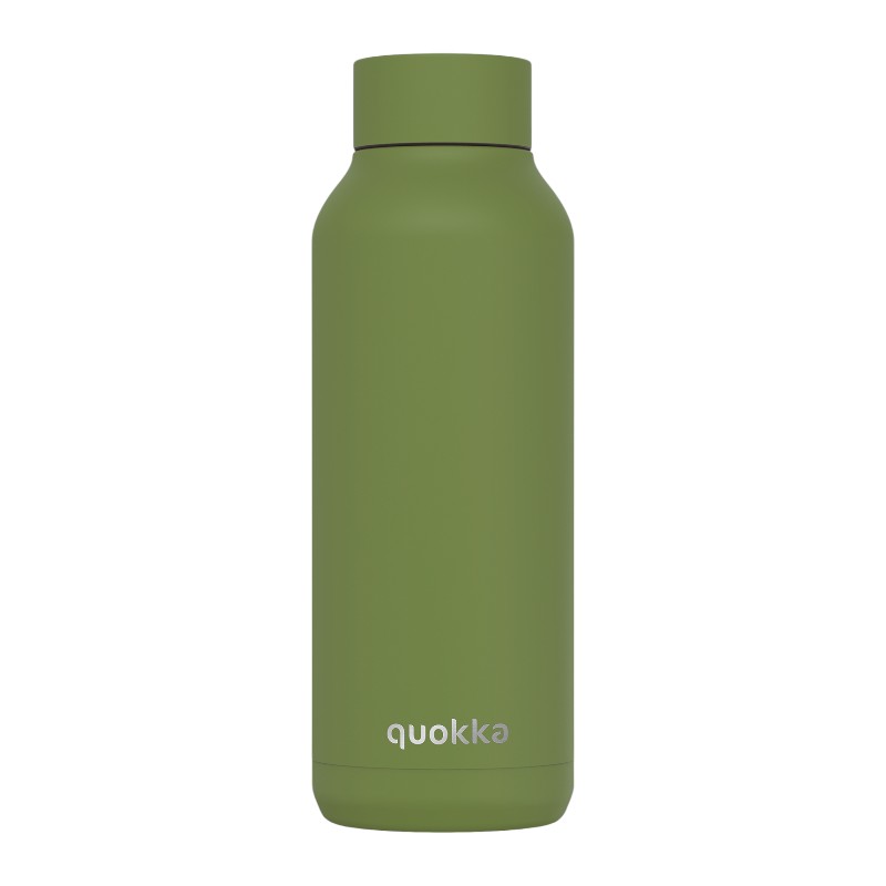 Quokka Solid ruostumattomasta teräksestä valmistettu termospullo, 510 ml, Olive Green