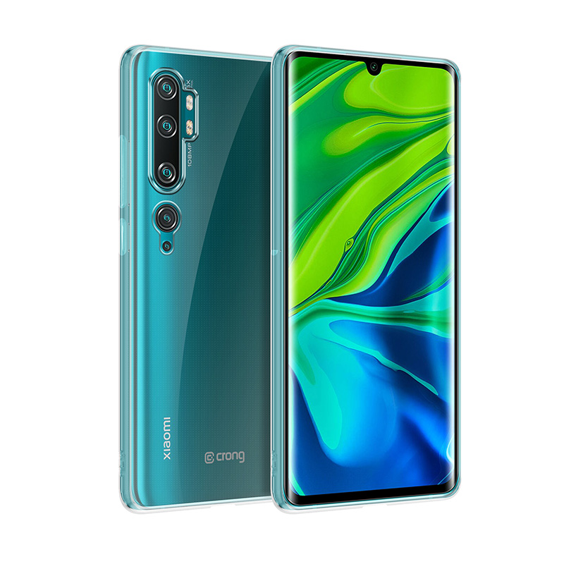 Crong Crystal Slim suojakuori laitteelle Xiaomi Mi Note 10 / Mi Note 10 Pro, läpinäkyvä