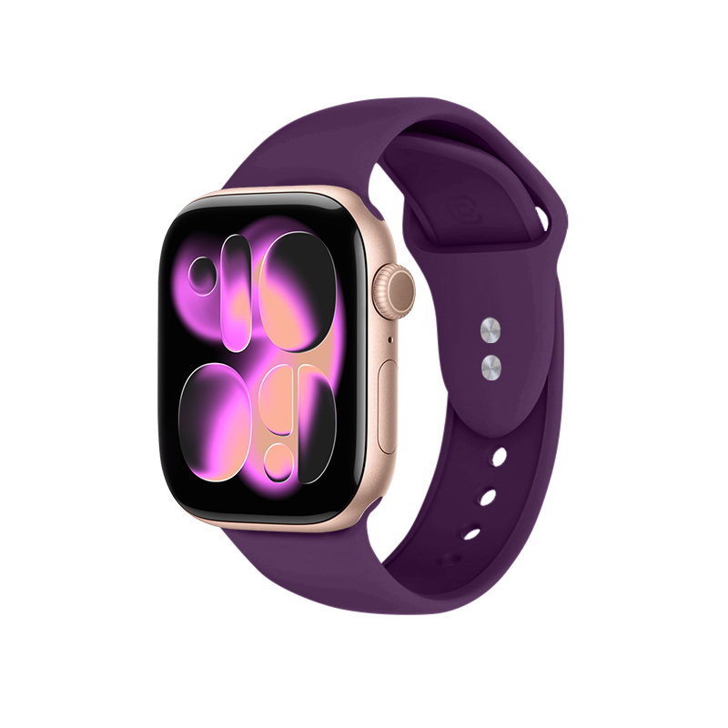 Crong Liquid strap for Apple Watch 38 / 40 / 41 / 42 mm, plum