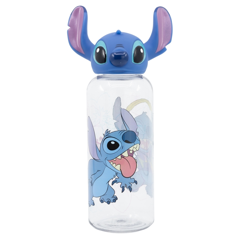 Disney Stitch Flowers -juomapullo 3D-korkilla, 560 ml