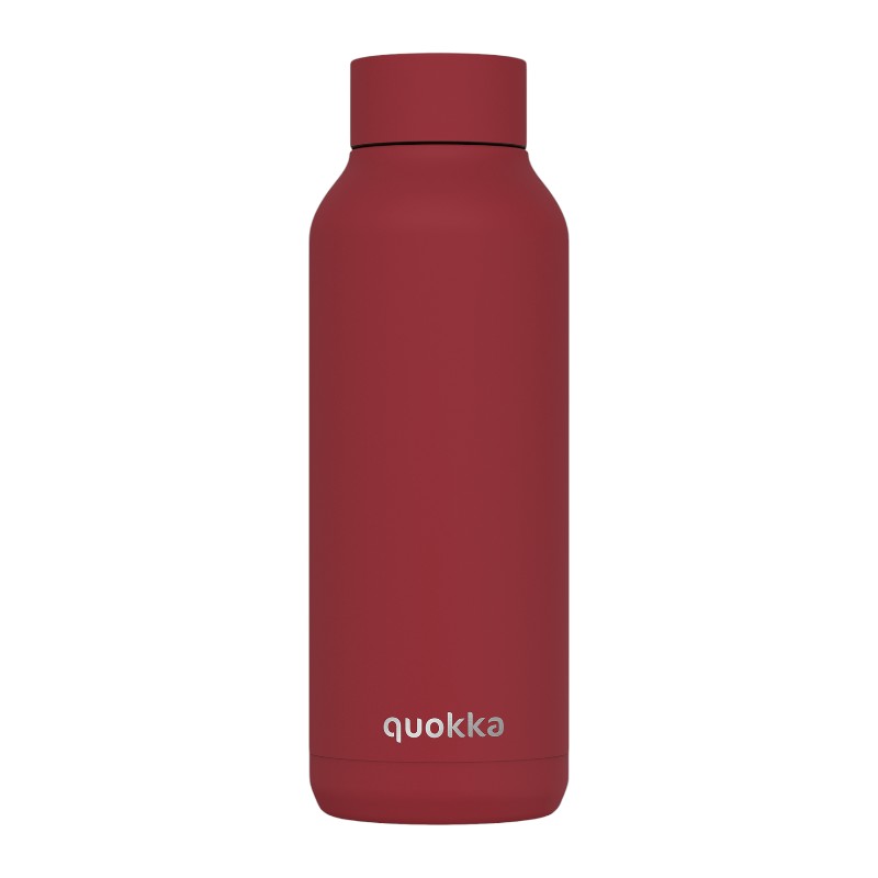 Quokka Solid ruostumattomasta teräksestä valmistettu termospullo, 510 ml, Firebrick Red