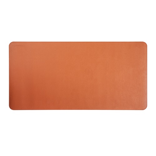 Large PVC Leather Mouse Pad, 1200x600, Orange