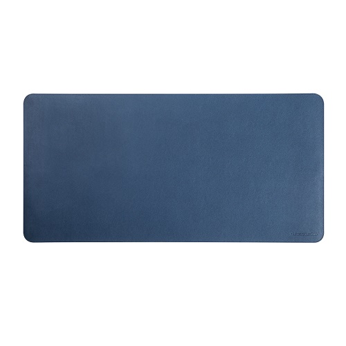 Large PVC Leather Mouse Pad, 1200x600, Blue