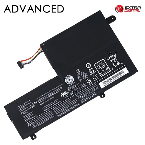 Kannettavan tietokoneen akku Lenovo L14L2P21, 4500 mAh, Extra Digital Advanced