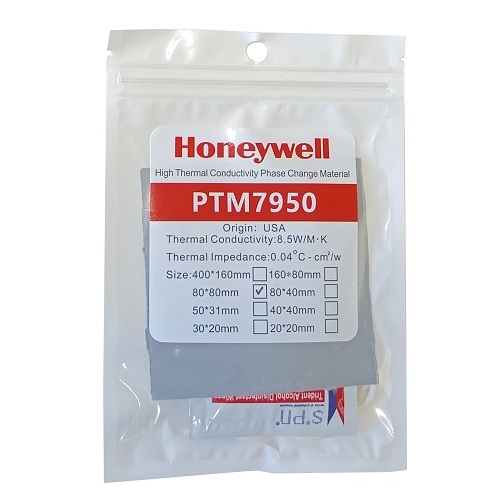 Lämpötyyny HONEYWELL PTM7950, 80x80x0.2mm