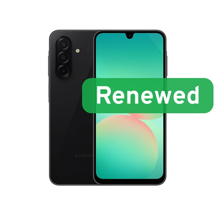 Refurbished Samsung Galaxy A26 5G, Grade B, 128 GB, black, 6.7″, Android