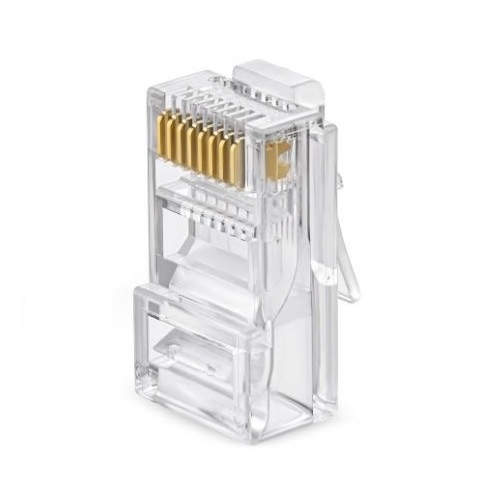 RJ45-modulaariliitin UTP CAT5E -kaapelille, 100 kpl