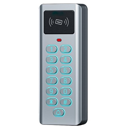 Standalone access controller with EM 125 kHz card reader, Wiegand 26/34, IP68