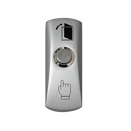 Surface-mounted zinc-alloy exit button, NO/COM