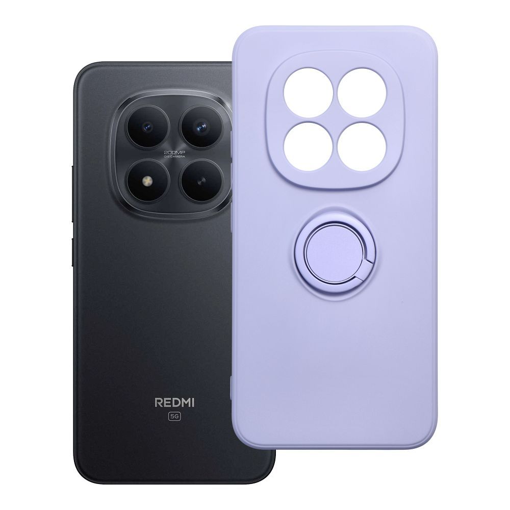 Suojakuori Xiaomi Redmi Note 15 Pro Plus 5G silikoninen rengas violetti