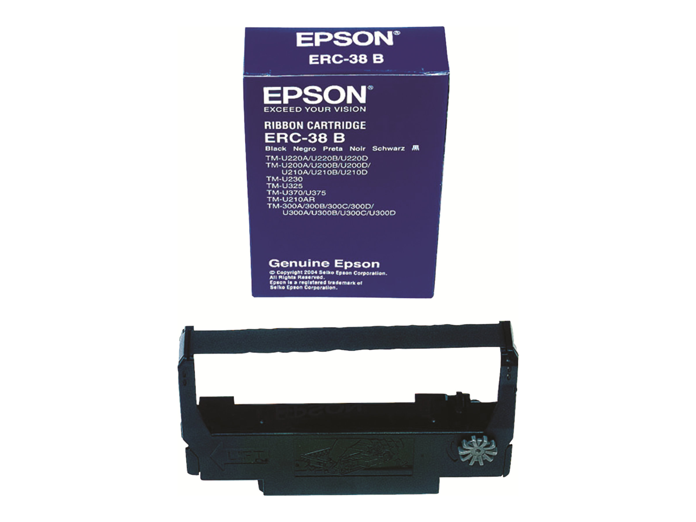 Epson ERC38B musta värinauha, malleille M300 / TM-U2