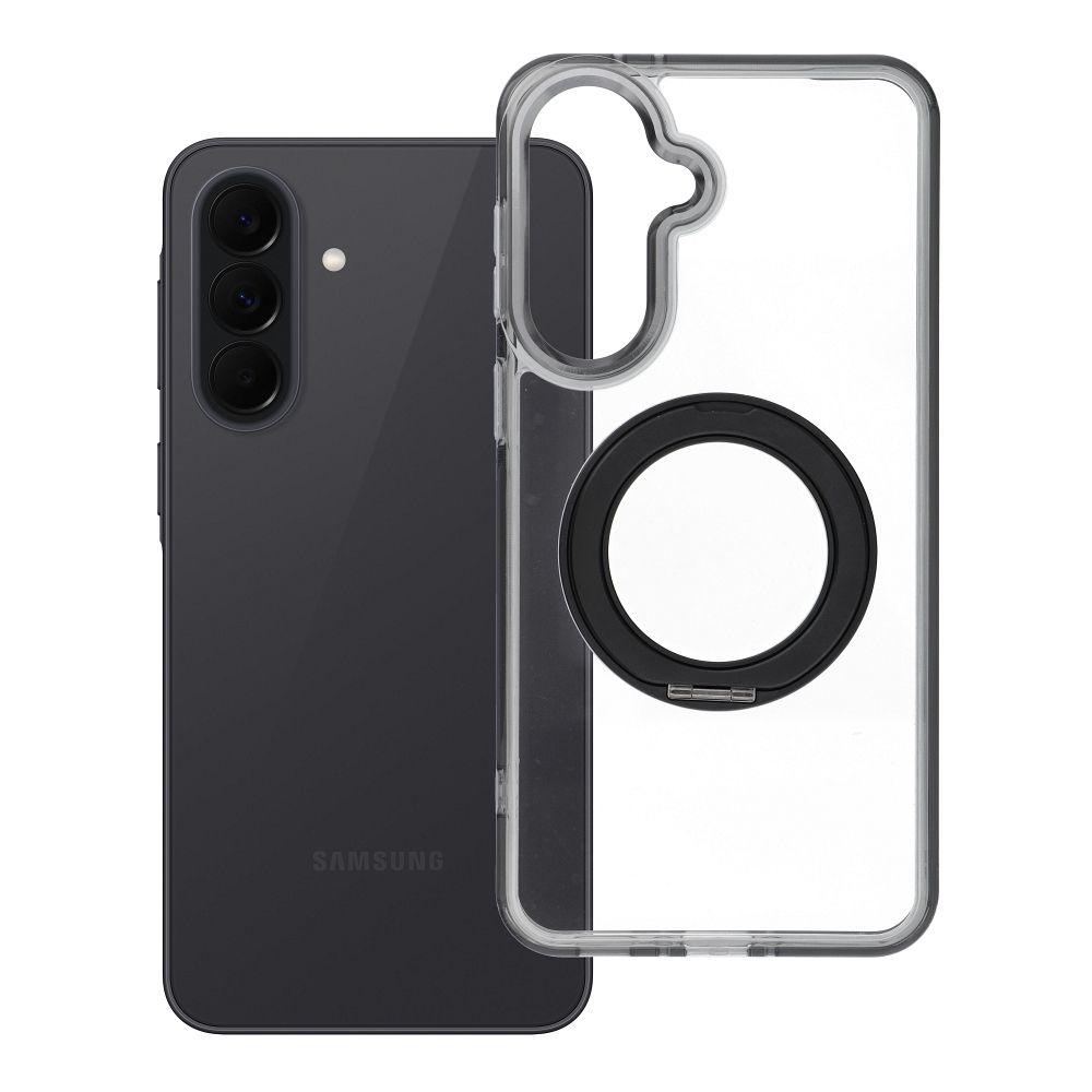Frame Circle Stand case for Samsung Galaxy A37, MagSafe-compatible – black