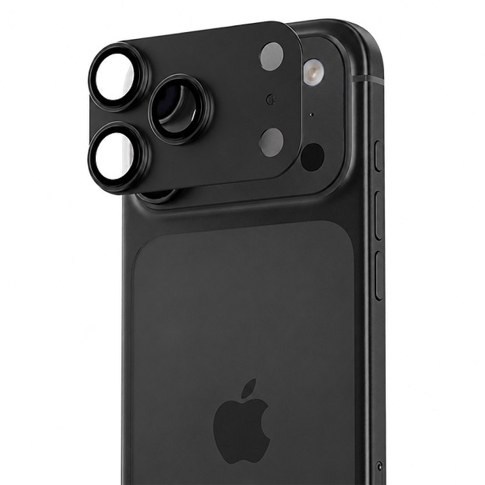 Benks OmniWarrior integroitu metallinen kameran linssinsuoja (C.M.SX.AP.BK.0071) iPhone 18 Pro Max -puhelimelle (AR, musta)