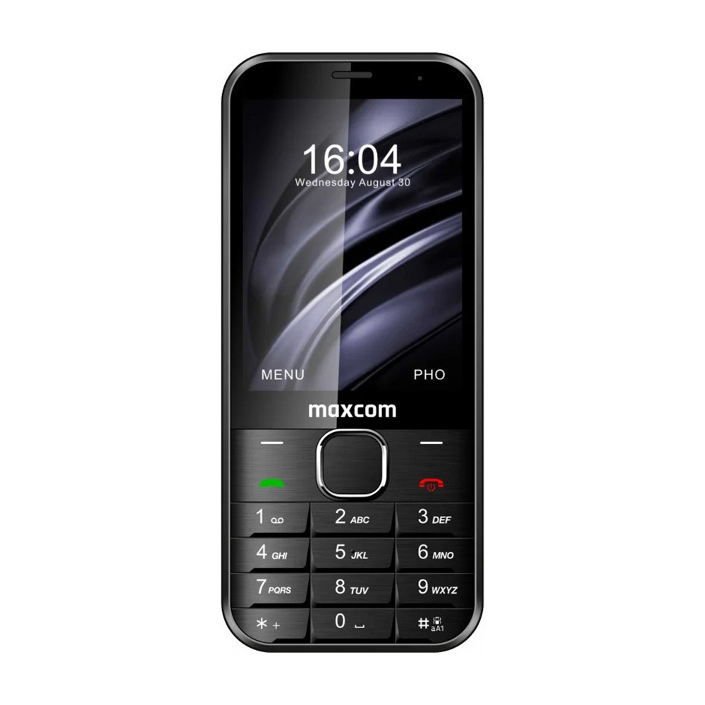MAXCOM MM 334 SE -matkapuhelin, musta