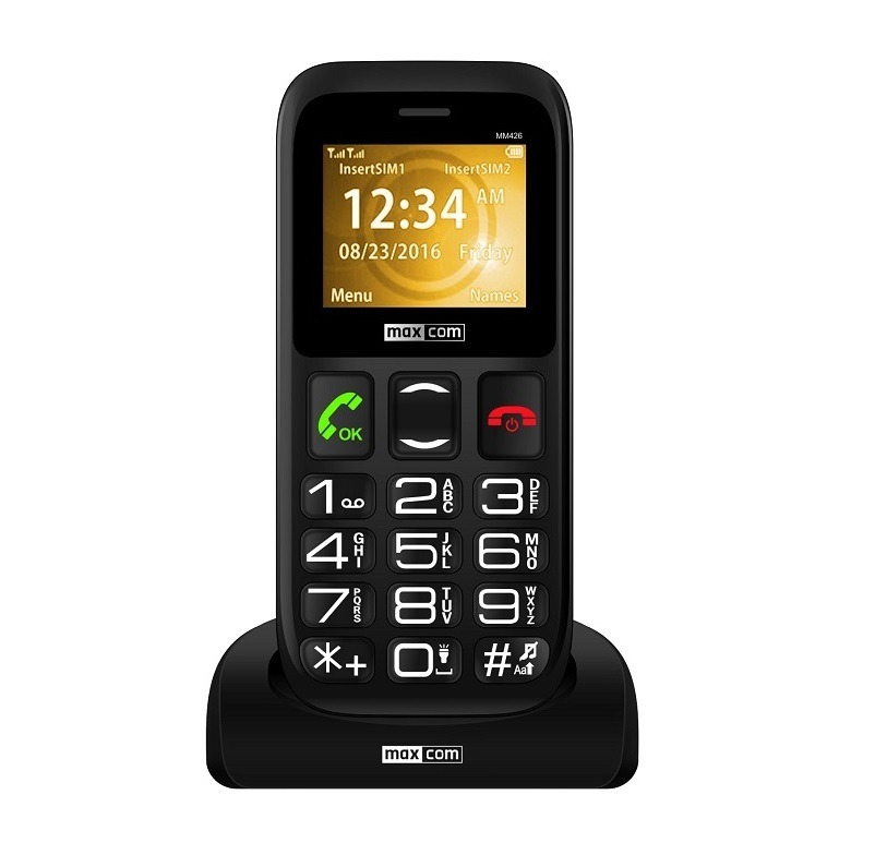 Maxcom MM 426SE GSM -matkapuhelin, musta