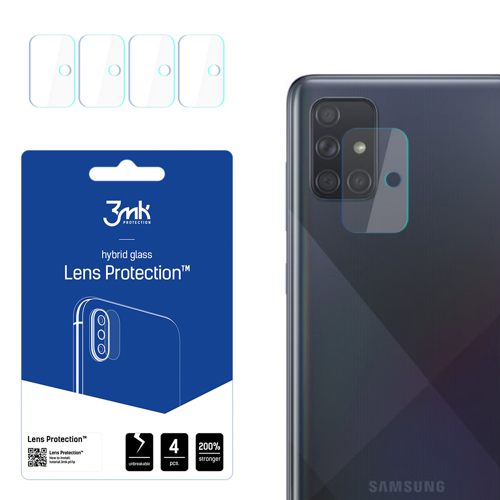 Samsung Galaxy A71 5G – 3mk Lens Protection kameran linssinsuoja