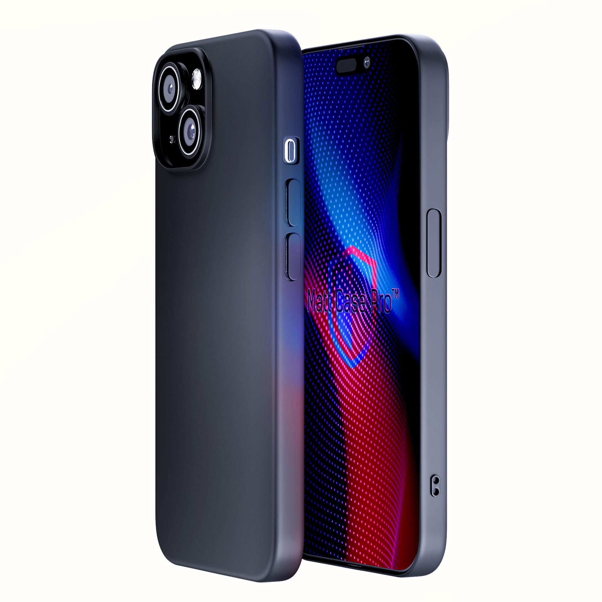 3mk Matt Case Pro Apple iPhone 15:lle - Matta musta