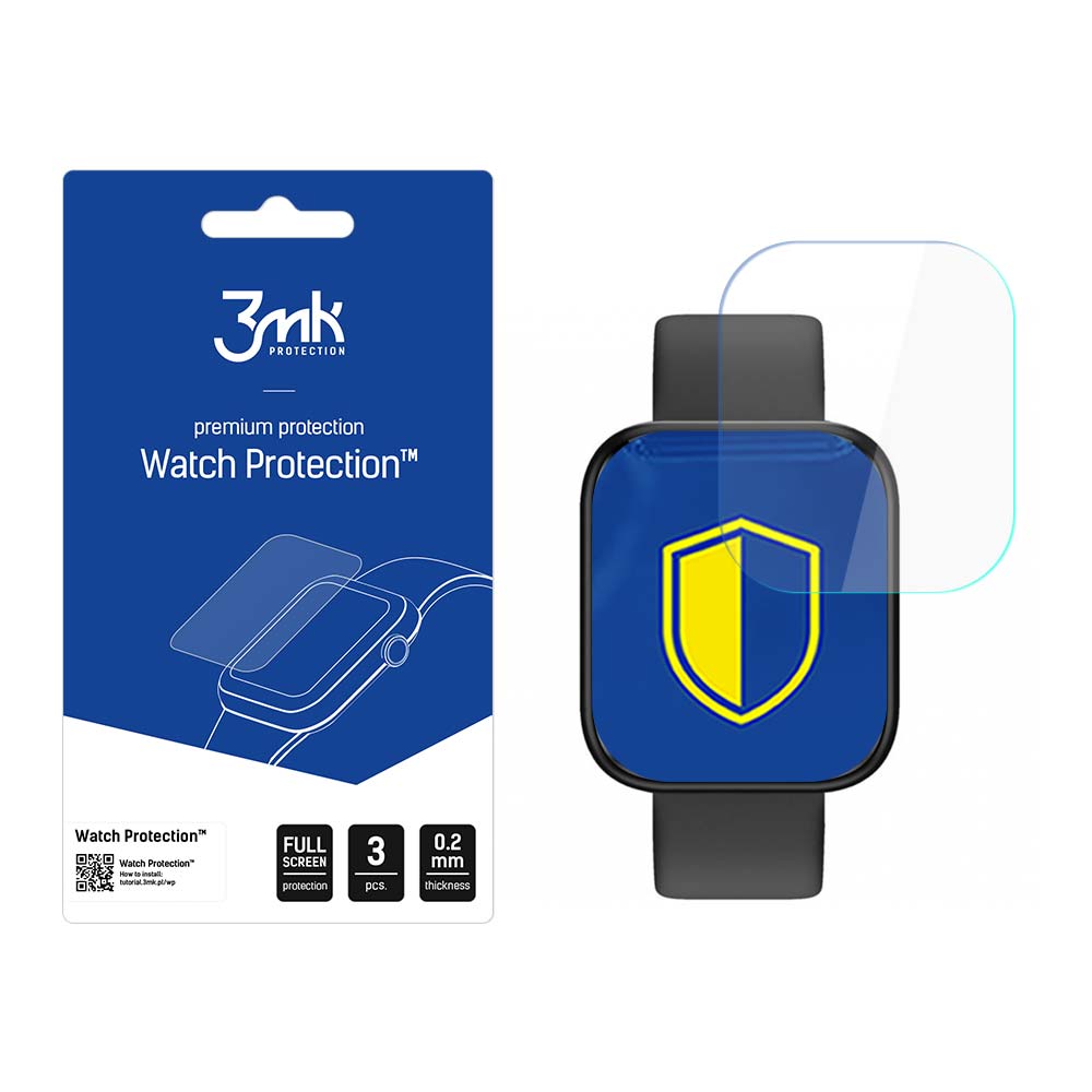 MEDIA-TECH Activeband Progress MT868 – 3mk Watch Protection ARC älykellon näytönsuoja