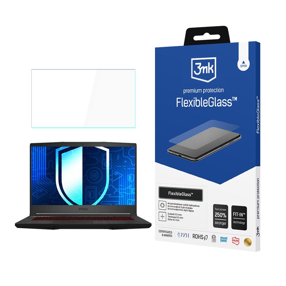 MSI Bravo 15 – 3mk FlexibleGlass (enintään 15") tietokoneen näytönsuoja