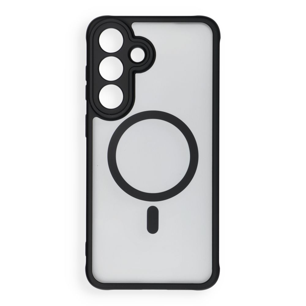 Suojakuori laitteelle Samsung S26 FE: Full Matte Mag Cover, MagSafe-yhteensopiva, väri: musta
