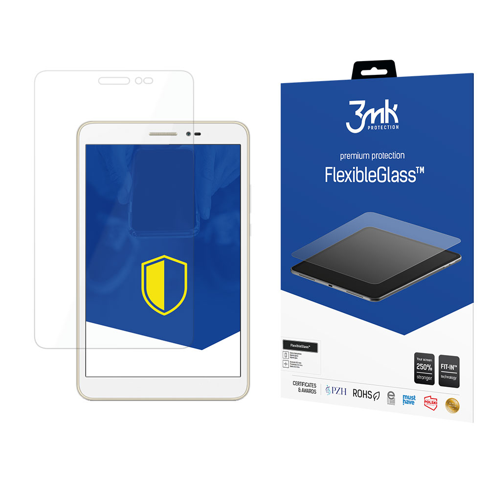 Huawei MediaPad T2 8 Pro – 3mk FlexibleGlass (enintään 8.3") tabletin näytönsuoja