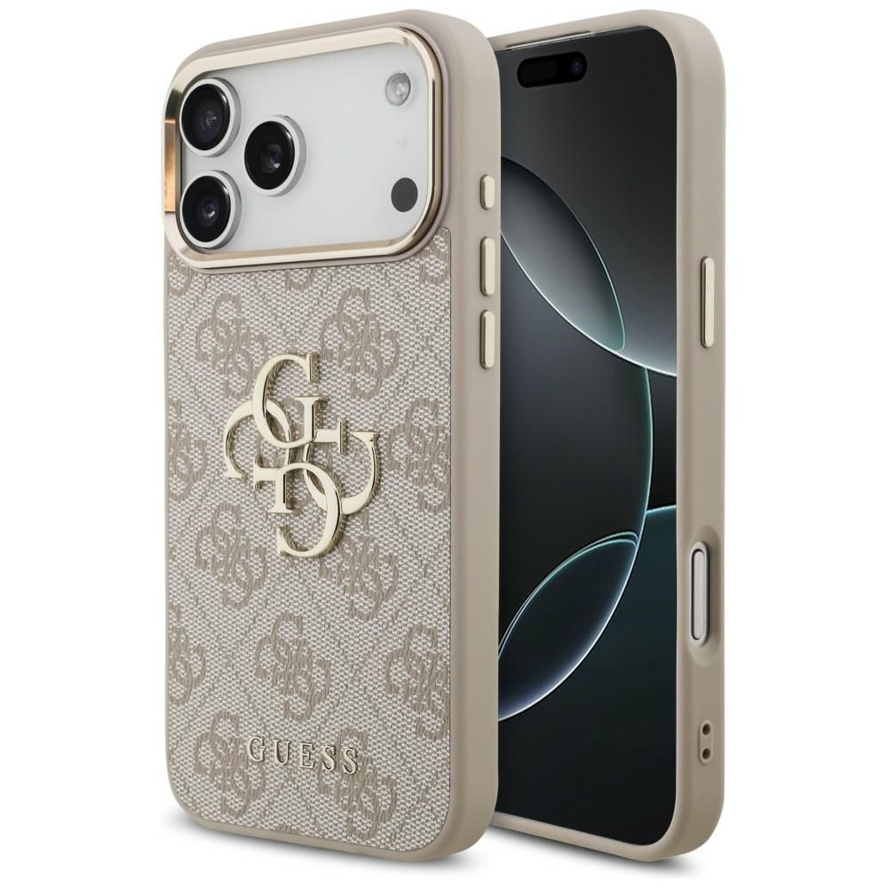 GUESS GUE005593 (PU W/ Big 4G Classic Logo) suojakuori laitteelle iPhone 18 Pro Max / 17 Pro Max, väri: ruusukulta