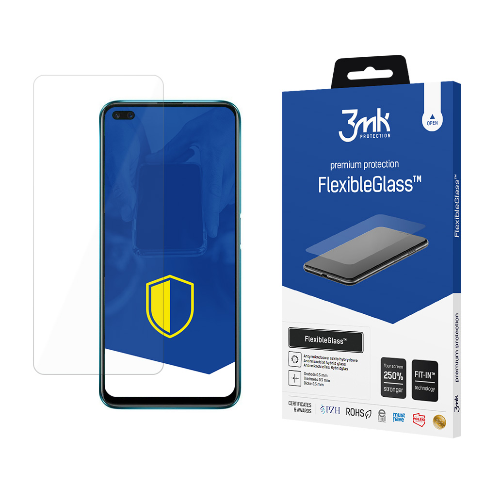 Realme X3 Super Zoom – 3mk FlexibleGlass puhelimen näytönsuoja